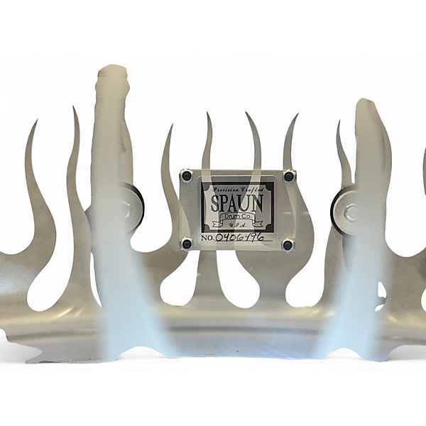 Used Spaun 14X5.5 14" SNARE Clear Drum