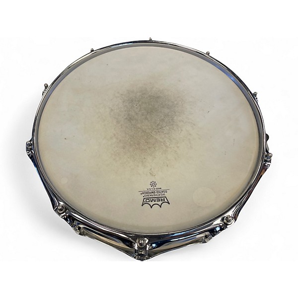 Used Spaun 14X5.5 14" SNARE Clear Drum