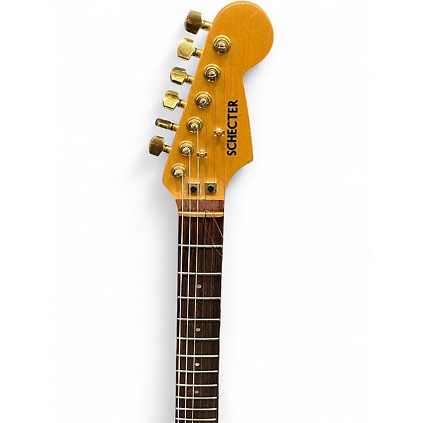 Used 1985 Schecter Guitar Research Mercury Black Solid Body Electric Guitar