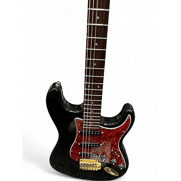 Used 1985 Schecter Guitar Research Mercury Black Solid Body Electric Guitar