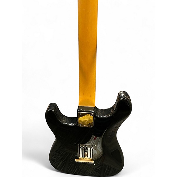 Used 1985 Schecter Guitar Research Mercury Black Solid Body Electric Guitar