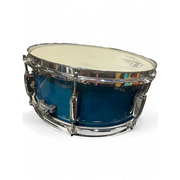 Used Pearl 14in Export SNARE Blue Drum