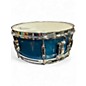 Used Pearl 14in Export SNARE Blue Drum