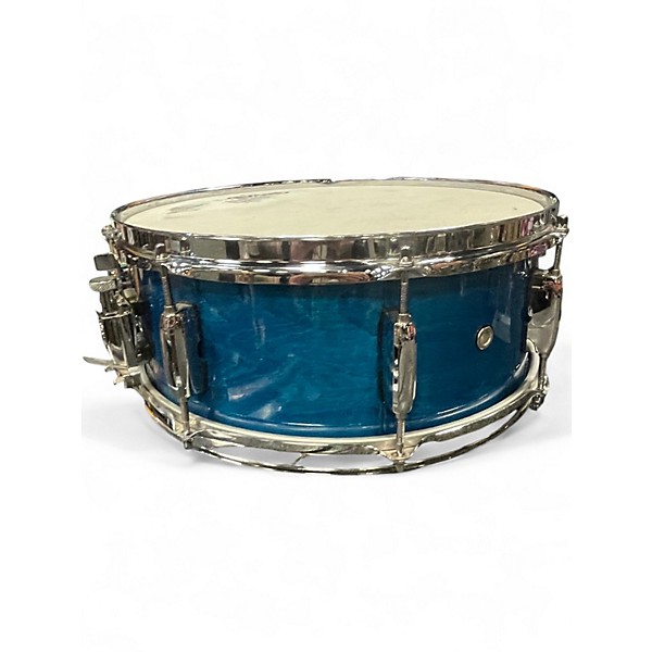 Used Pearl 14in Export SNARE Blue Drum