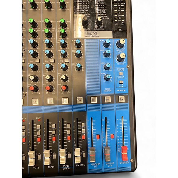 Used Yamaha MG16XU Unpowered Mixer