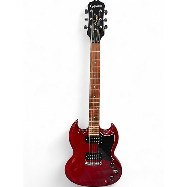 Used 2018 Epiphone special sg model Candy Apple Red Solid Body Electric Guitar