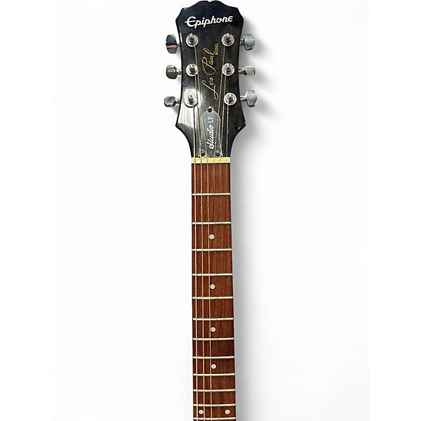 Used Epiphone Les Paul Studio LT Black Solid Body Electric Guitar