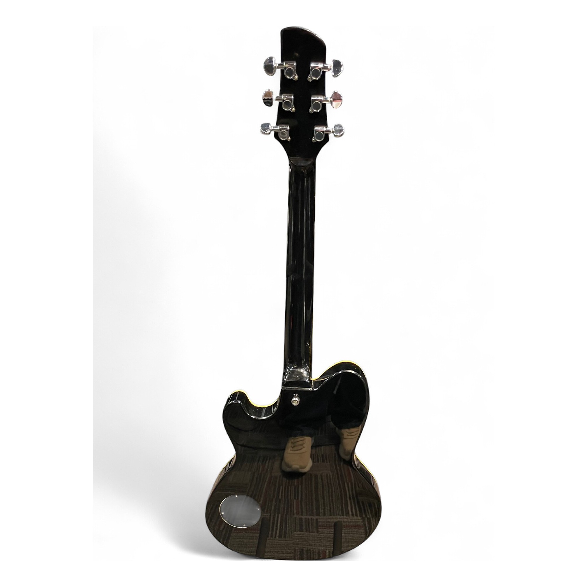 Used Ibanez TALMAN TXD71 Black Hollow Body Electric Guitar Black