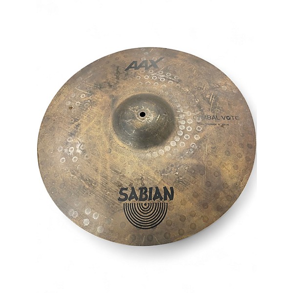 Used SABIAN 19in AAX TREMOR Cymbal