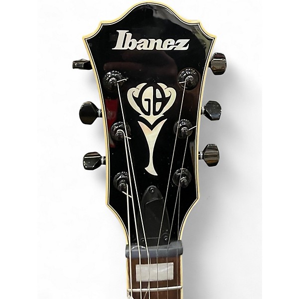 Used Ibanez GB10EM Blue Burst Hollow Body Electric Guitar