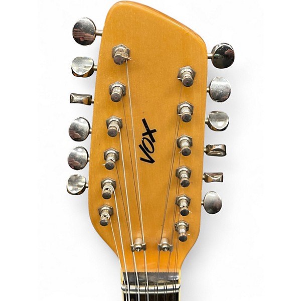 Vintage 1966 VOX Tempest XII 2 Color Sunburst Solid Body Electric Guitar