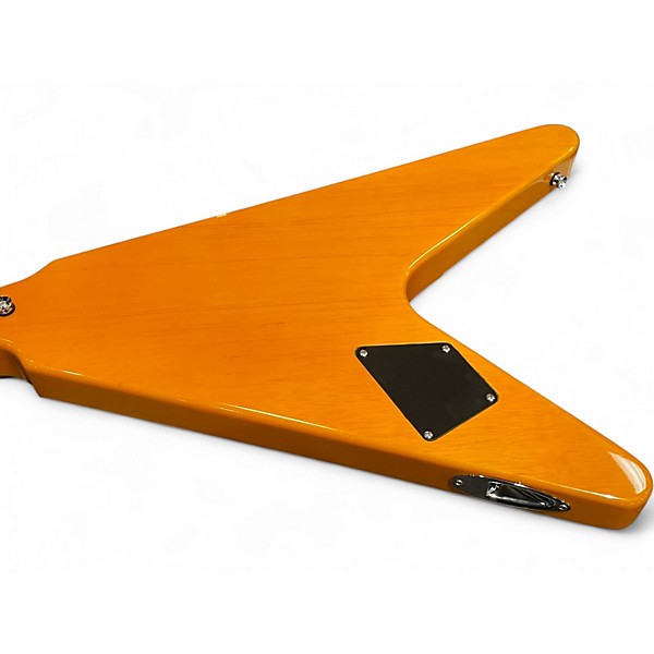 Used Reverend volcano Amber Solid Body Electric Guitar