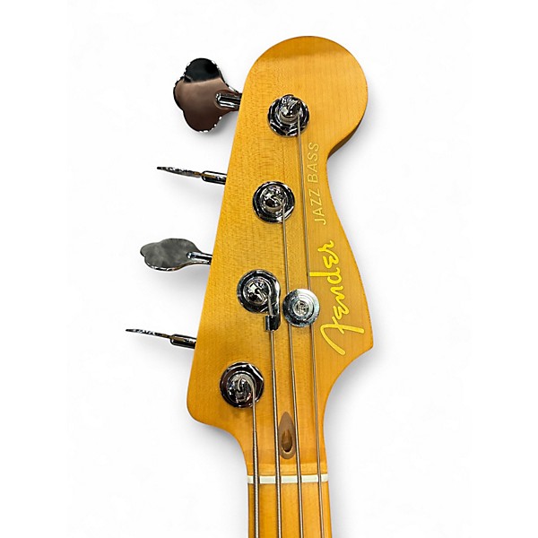 Used 2024 Fender American Ultra II Jazz Bass Sinister Red Electric Bass Guitar