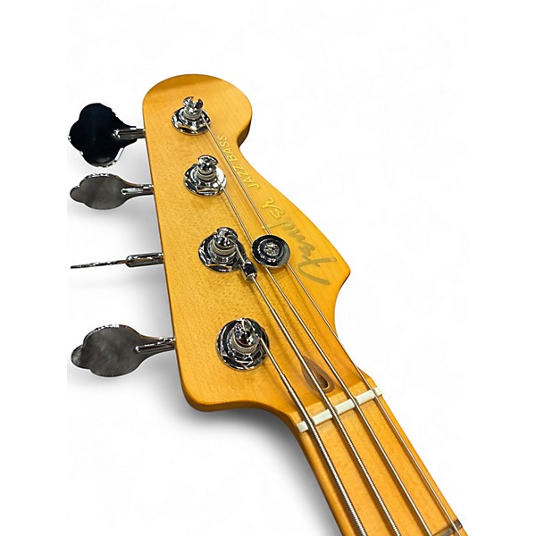 Used 2024 Fender American Ultra II Jazz Bass Sinister Red Electric Bass Guitar