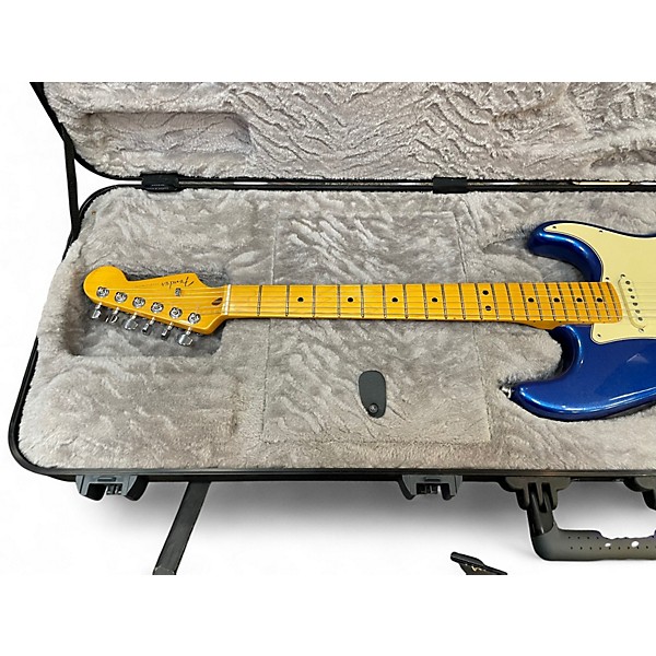Used Fender American Ultra Stratocaster Blue Solid Body Electric Guitar