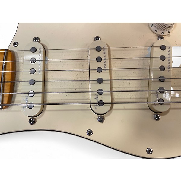 Used Fender American Ultra Stratocaster Blue Solid Body Electric Guitar