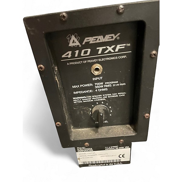 Used Peavey 410 TXF Bass Cabinet