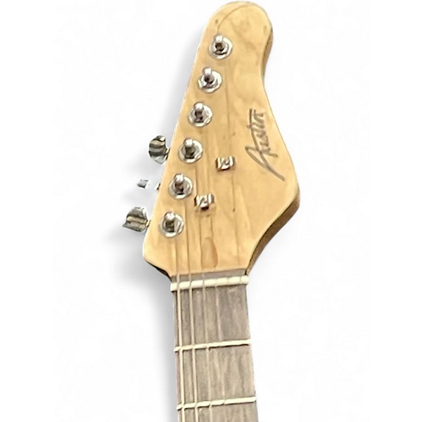 Used Austin S Style Black Solid Body Electric Guitar