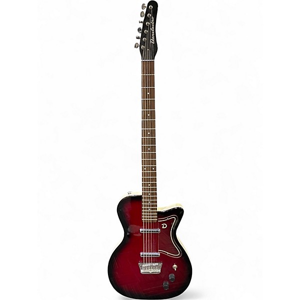 Used Danelectro 56' BARITONE RED BURST Solid Body Electric Guitar