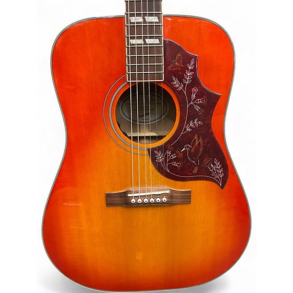 Used Epiphone Hummingbird Studio Sunburst Acoustic Electric Guitar