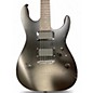 Used ESP LTD MH1000 Black and Silver Solid Body Electric Guitar