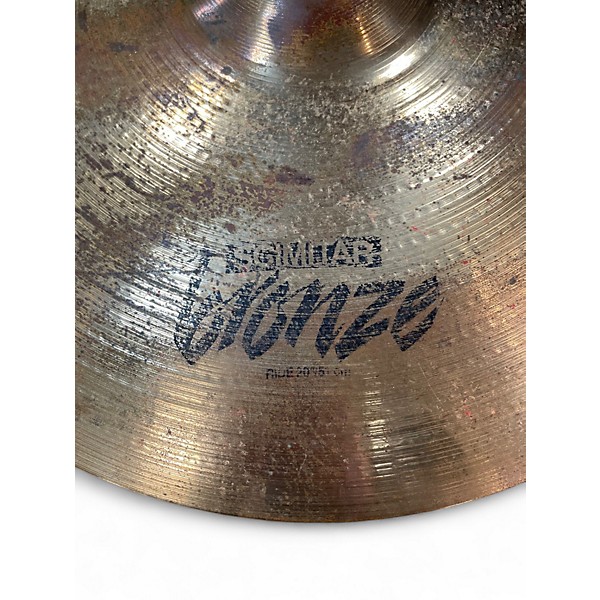 Used Zildjian 20in SCIMITAR BRONZE RIDE Cymbal