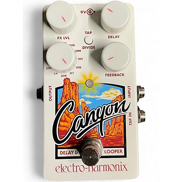 Used Electro-Harmonix Canyon Delay and Looper Effect Pedal