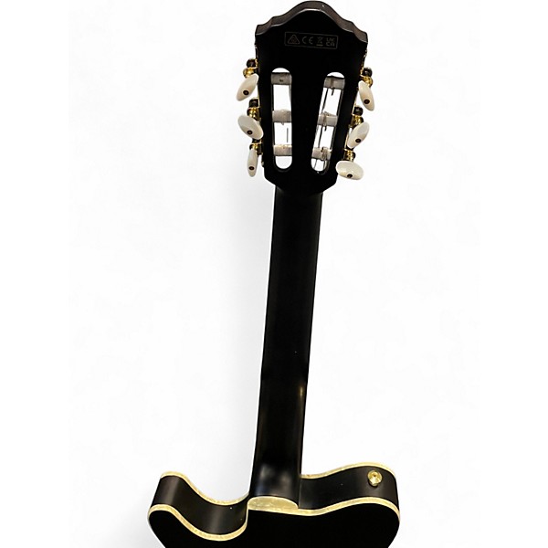 Used Ibanez TOD10N Black Classical Acoustic Electric Guitar