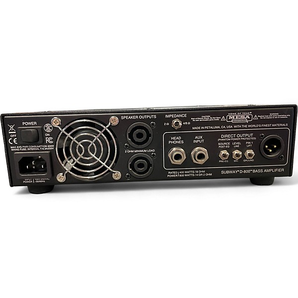 Used 2020s MESA/Boogie SUBWAY D800 Mini Bass Amp