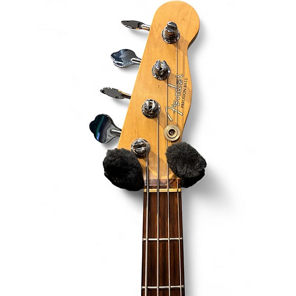 Used 2000s Fender Mike Dirnt Signature Precision Bass Black Electric Bass Guitar