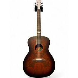 Used Alvarez AF65GD 50th Anniversary Grateful Dead Montage  Natural Acoustic Guitar