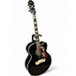 Used Epiphone J200EC STUDIO Black Acoustic Electric Guitar thumbnail