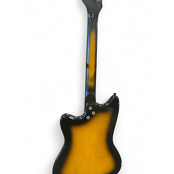 Vintage 1960s Harmony H15 shaded walnut Solid Body Electric Guitar