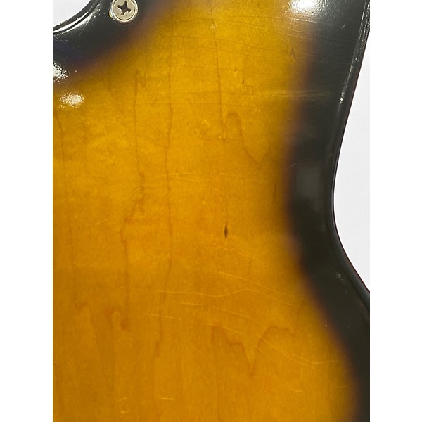 Vintage 1960s Harmony H15 shaded walnut Solid Body Electric Guitar