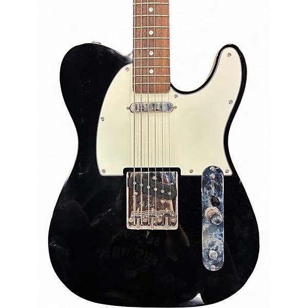 Used 2022 Squier Classic Vibe Baritone Custom Telecaster Black Baritone Guitars