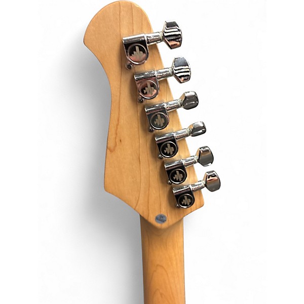 Used Donner Standard S-Style Black Solid Body Electric Guitar