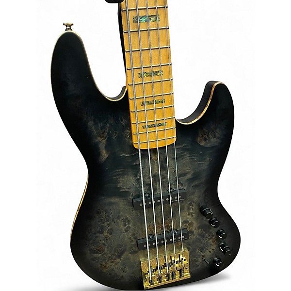 Used Sire Marcus Miller V10-5 Transparent Black Satin Electric Bass Guitar