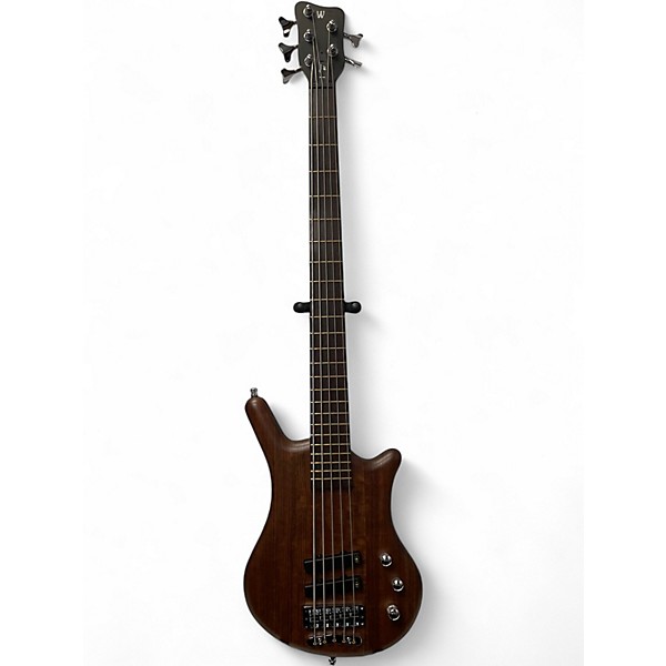 Used Warwick Thumb 5 String Bolt-On Walnut Electric Bass Guitar