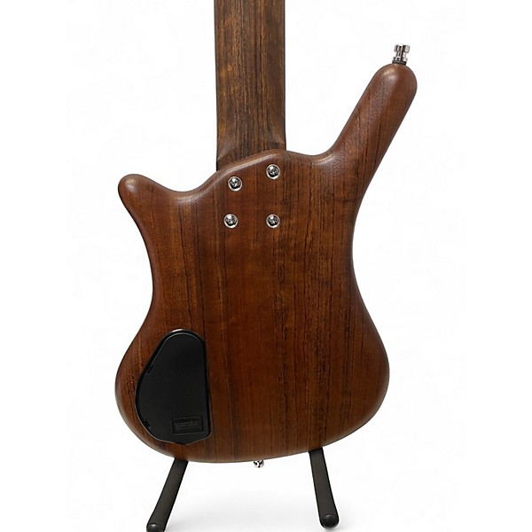 Used Warwick Thumb 5 String Bolt-On Walnut Electric Bass Guitar