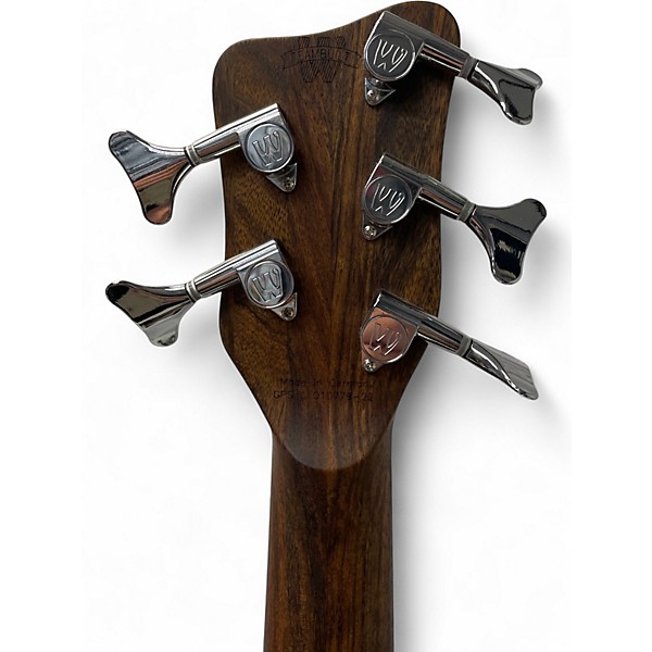 Used Warwick Thumb 5 String Bolt-On Walnut Electric Bass Guitar