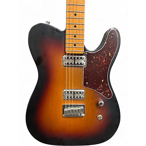 Used Fender Cabronita Telecaster 3 Tone Sunburst Solid Body Electric Guitar