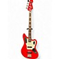 Used Fender MIJ Jaguar Bass Candy Apple Red Electric Bass Guitar thumbnail