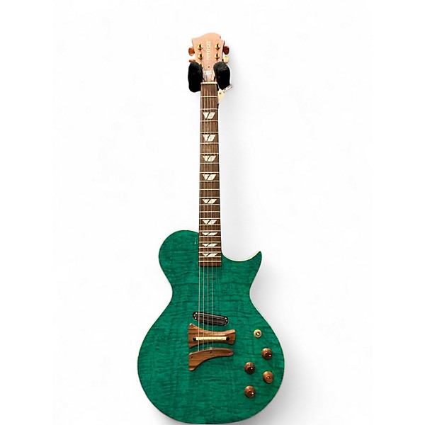 Used Fernandes LSA-65 Seafoam Green Acoustic Electric Guitar