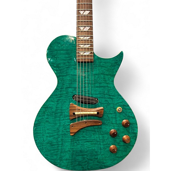 Used Fernandes LSA-65 Seafoam Green Acoustic Electric Guitar