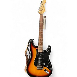 Used Fernandes HSS Strat Style 2 Color Sunburst Solid Body Electric Guitar