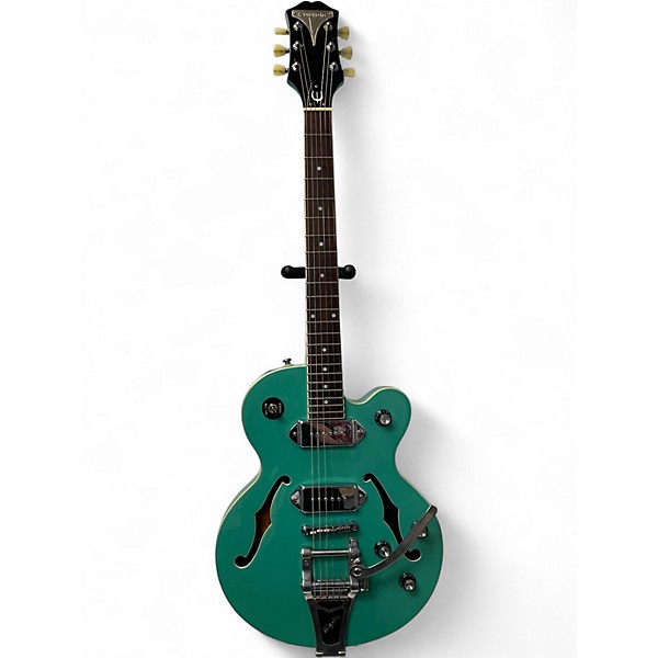 Used Epiphone Wildkat TEAL Hollow Body Electric Guitar