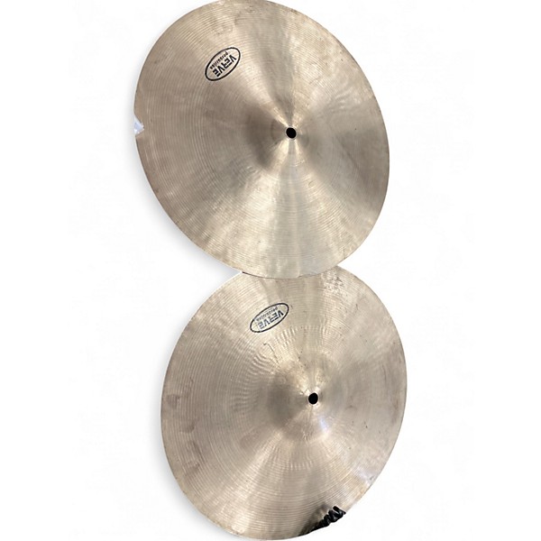 Used Verve Percussion  14in 14" HI HATS  Cymbal