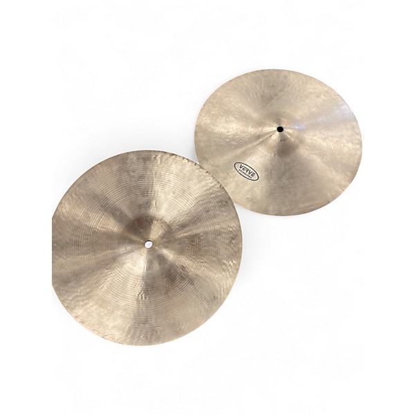Used Verve Percussion  14in 14" HI HATS  Cymbal