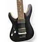 Used Schecter Guitar Research Damien Platinum Satin Black Solid Body Electric Guitar
