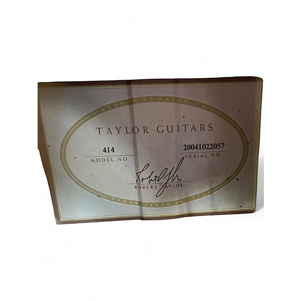 Used Taylor 414 Natural Acoustic Guitar